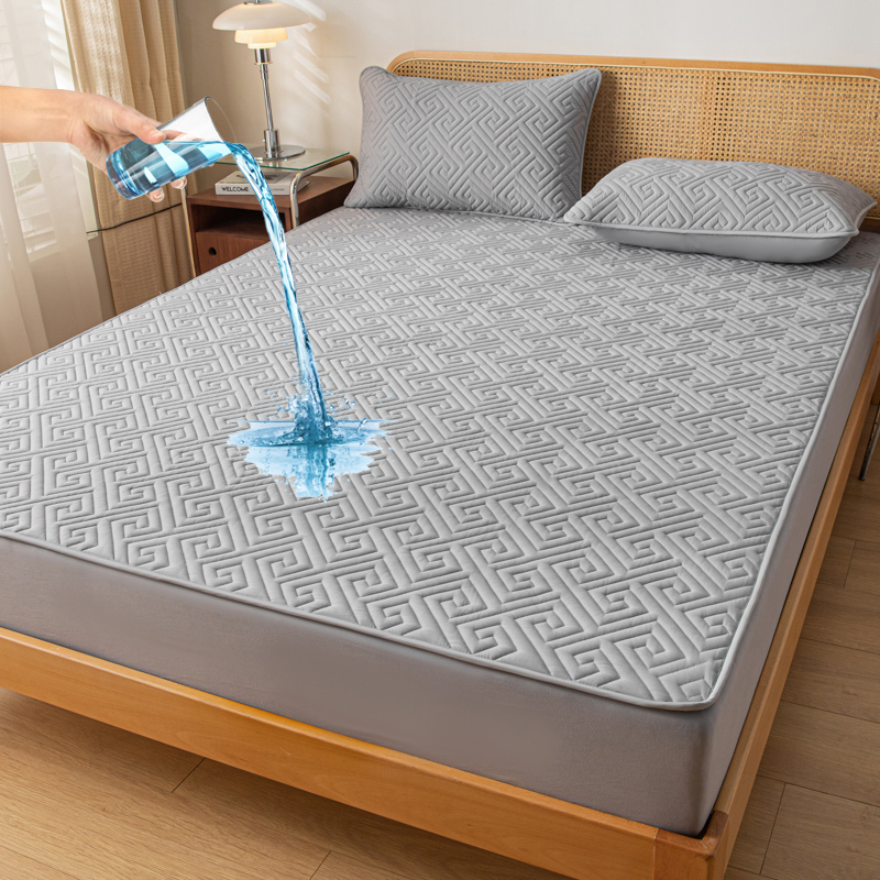 1Pc Waterproof Mattress Cover  - Waterproof Mattress Protector Breathable ulasan dan harga