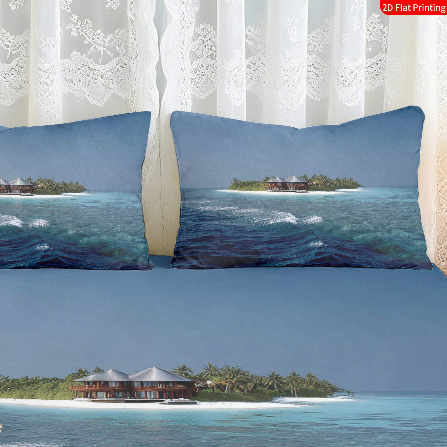 Tropical Island Bedding Set Pa - Fitted Bed Sheets Deep Pocket ulasan dan harga