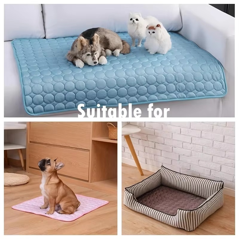 Pet Ice Mat Summer Cooling Mat - Cooling Blanket Hot Sleepers ulasan dan harga