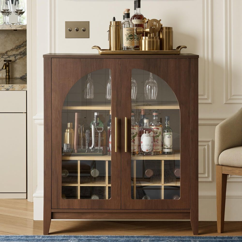 Tall Storage Cabinet Fluted Pa - Storage & Organization ulasan dan harga