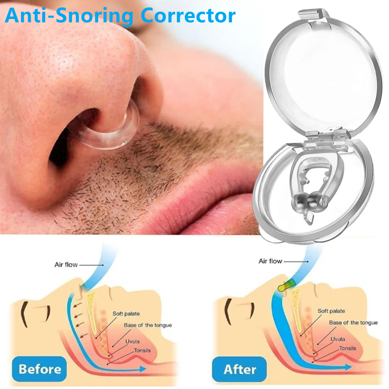 1/2/4PCS Silicone Magnetic Ant - Anti Snore Contour Pillow ulasan dan harga