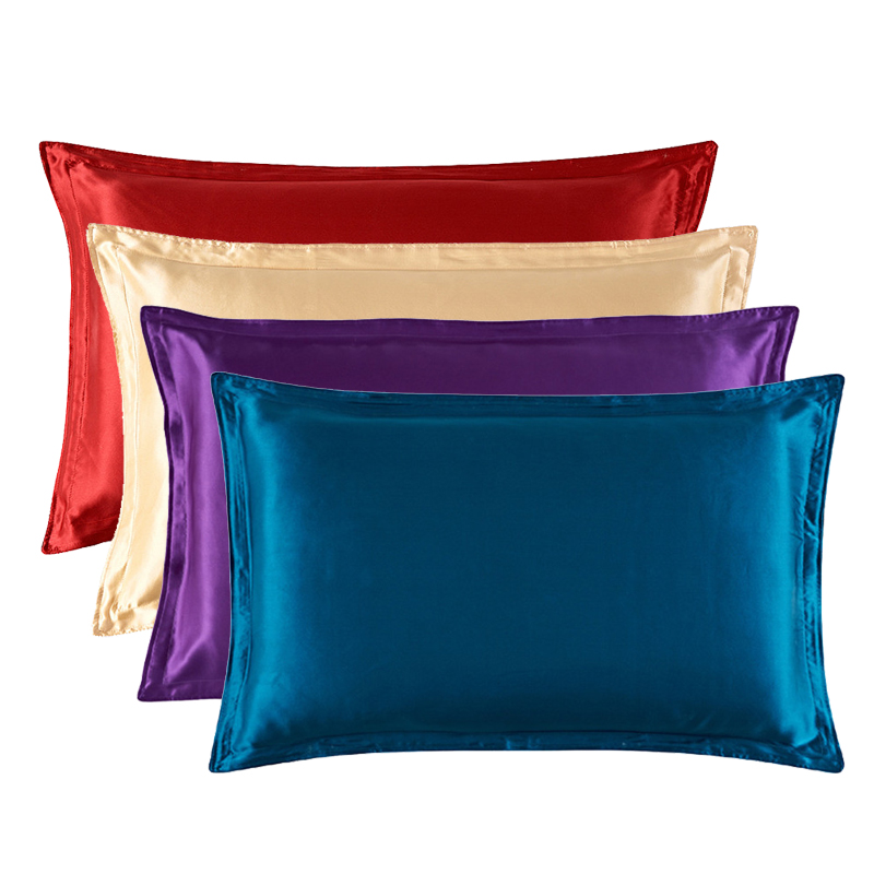 48x74cm Pillowcase Patchwork S - Satin Silk Pillowcase Hair Skin ulasan dan harga