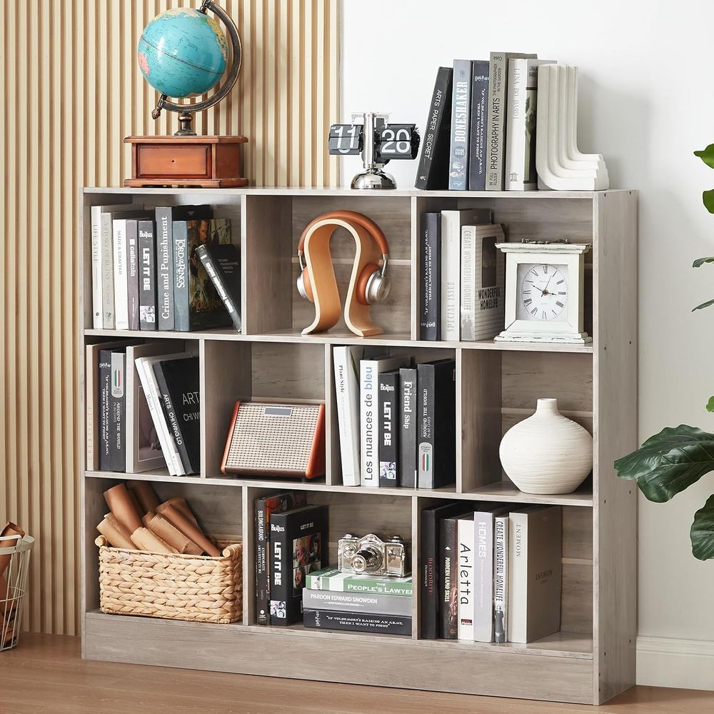 LEYAOYAO 10 Cube Bookshel with - Storage & Organization ulasan dan harga
