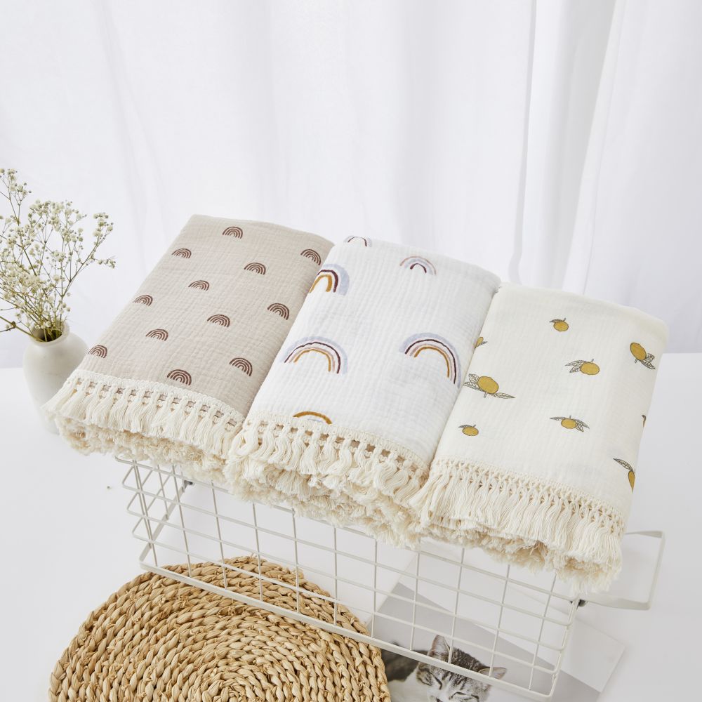 Cotton Muslin Swaddle Blankets - Muslin Cotton Bedspread ulasan dan harga
