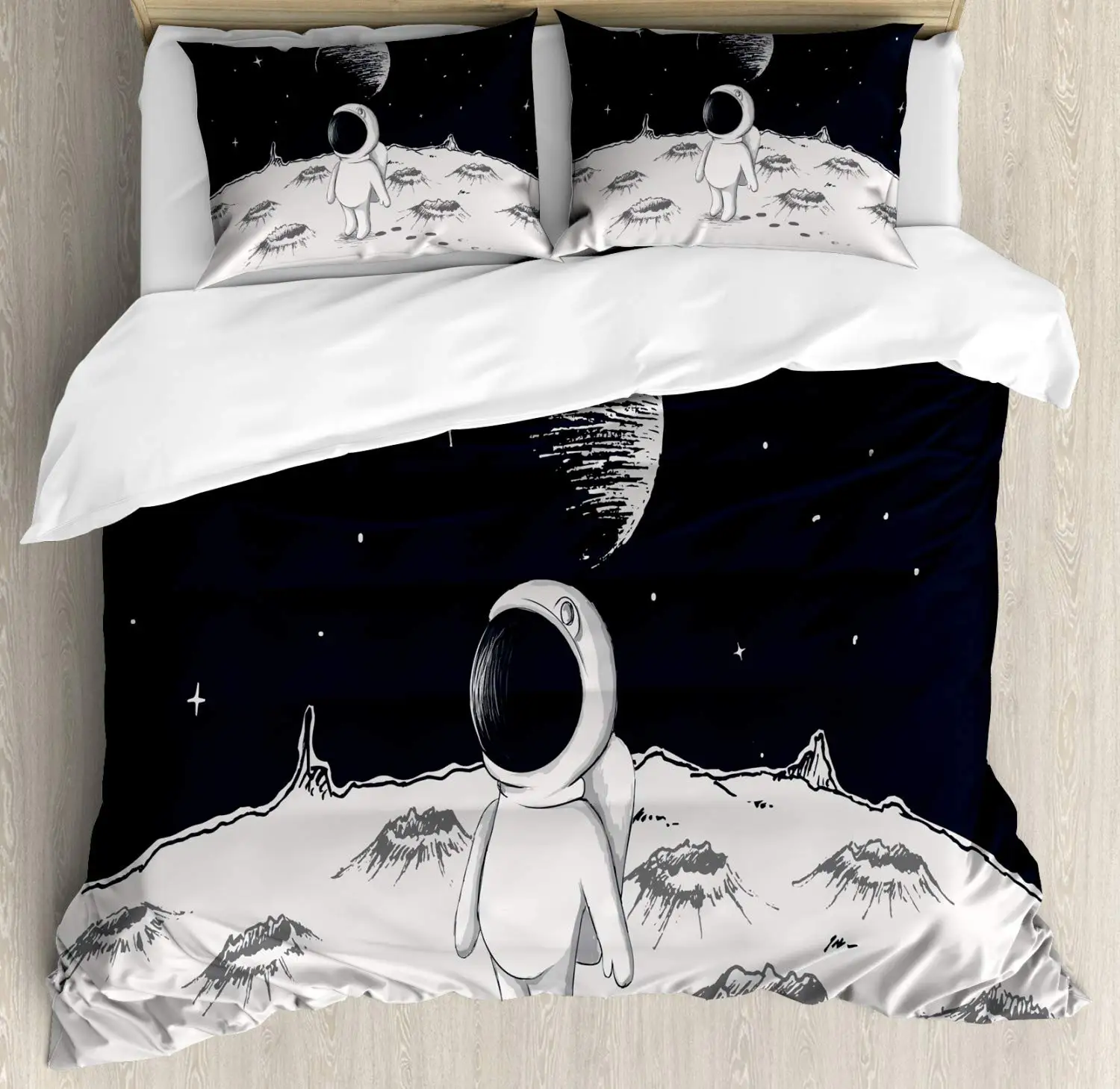 Astronaut Duvet Cover Set Cart - Duvet Cover Sets With Zipper ulasan dan harga