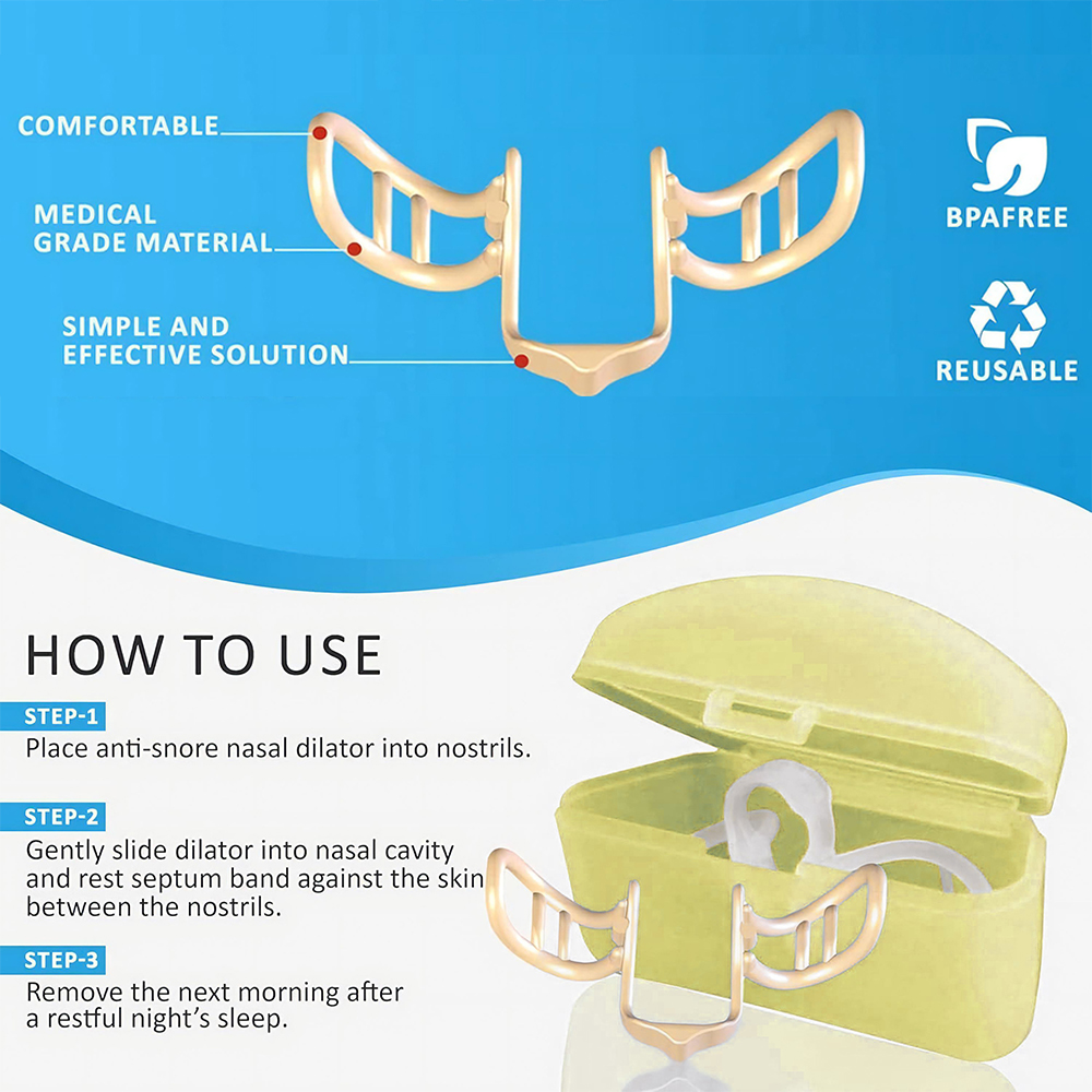 Anti Snore Nasal Dilator Stop  - Anti Snore Contour Pillow ulasan dan harga