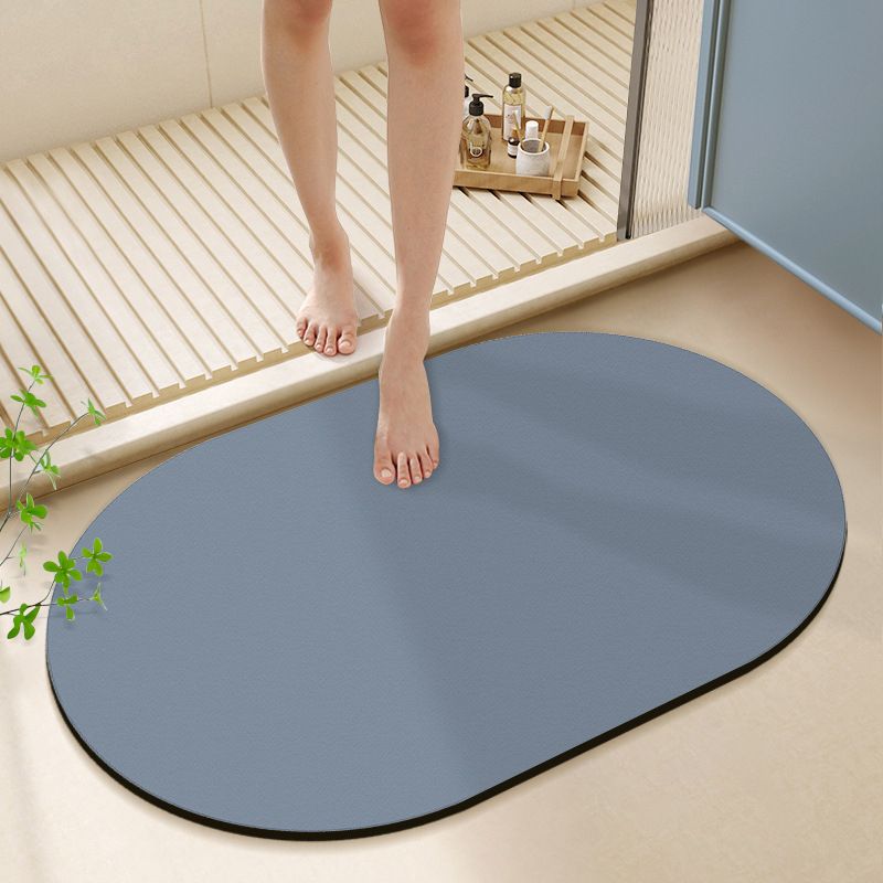 VIKAMA Irregular Oval Diatomit - Quick Dry Diatomite Bath Mat ulasan dan harga