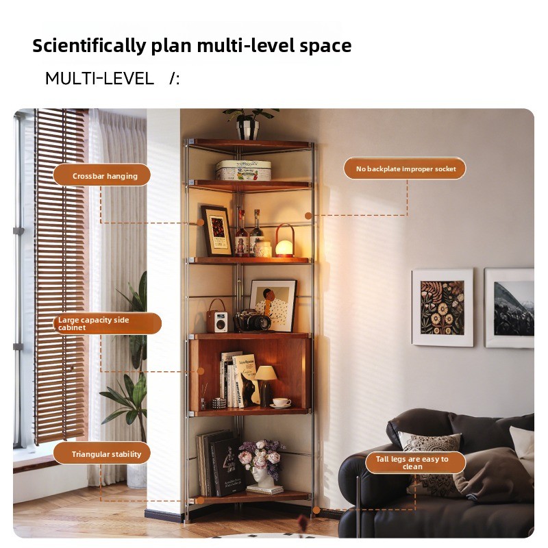 Corner Medieval Shelf, Triangl - Storage & Organization ulasan dan harga