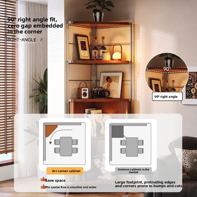 Corner Medieval Shelf, Triangl - Storage & Organization ulasan dan harga