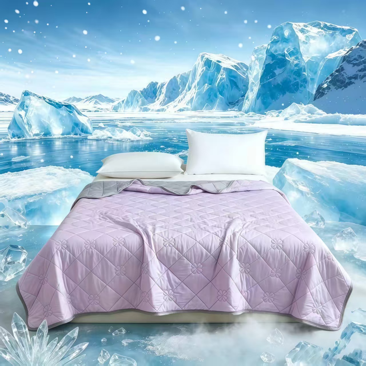 ROSEKIND 1pc Soft Cooling Blan - Cooling Blanket Hot Sleepers ulasan dan harga